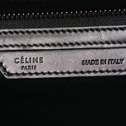 Celine Smooth Calfskin Micro Bi-Color Luggage Black White Brown 6 of 10