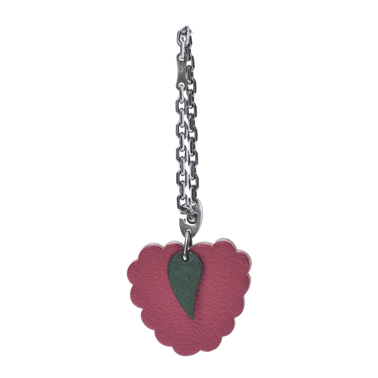 Chevre Raspberry Key Chain Bag Charm Framboise