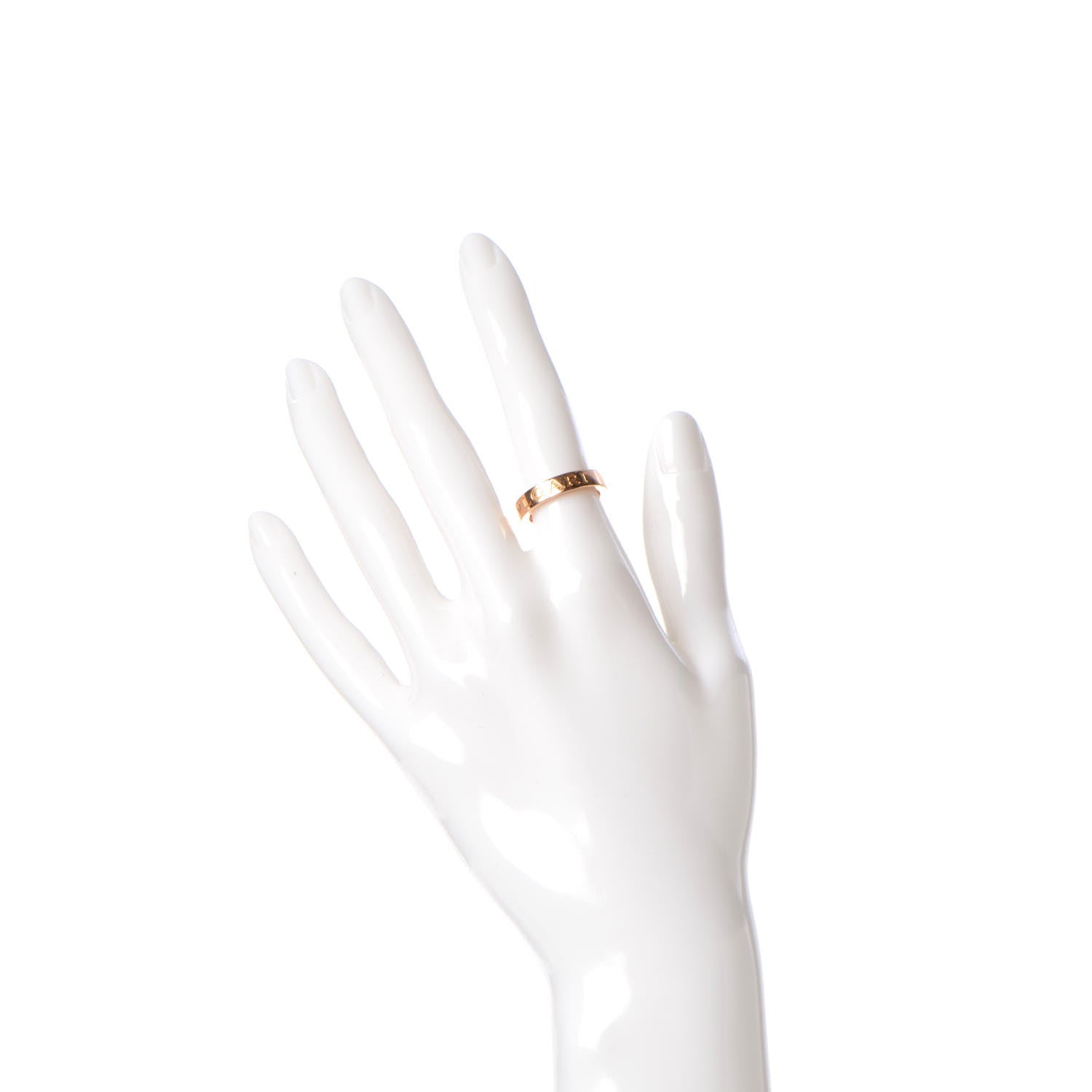 Bulgari 18K Rose Gold Diamond B.Zero1 Essential Band Ring 50 5.25 2 of 5