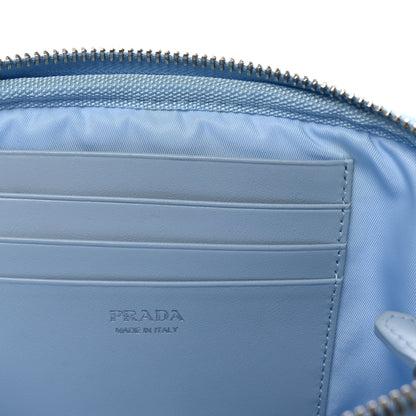 Prada Nylon Vela Cosmetic Pouch Celeste 6 of 7