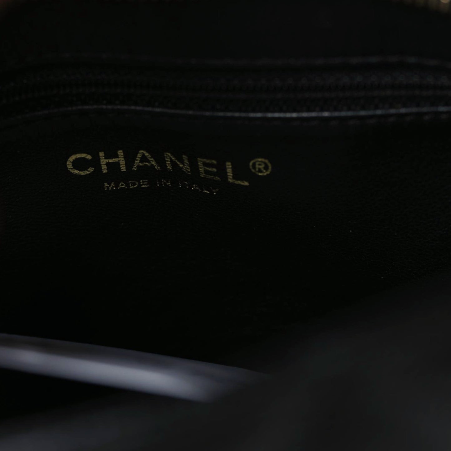 Caviar Quilted Medallion Tote Black