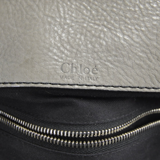 Leather Grande Edith Satchel Mastic