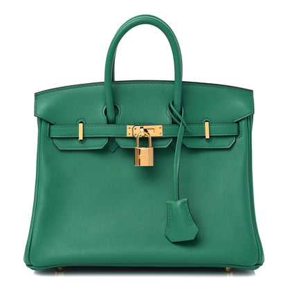 Hermes Swift Birkin 25 Vert Vertigo 1 of 10