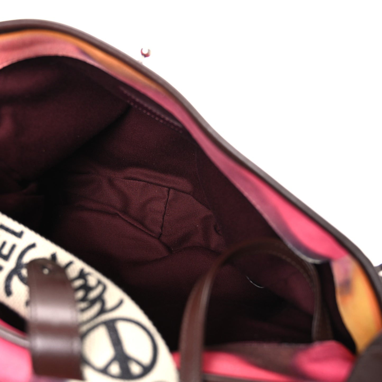 Printed Ultra Soft Lambskin Medium Flower Power Messenger