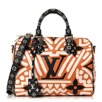 Louis Vuitton Monogram Giant Crafty Speedy Bandouliere 25 Creme Caramel 1 of 13