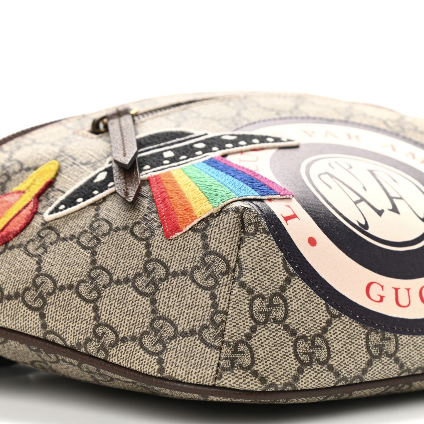 GG Supreme Monogram Courrier Belt Bag Beige New Acero