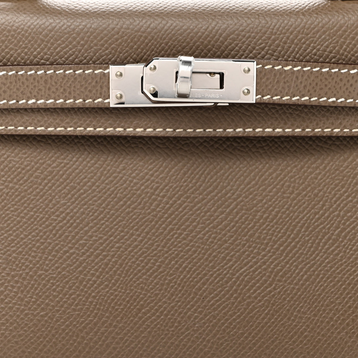 Epsom Mini Kelly Sellier 20 Etoupe
