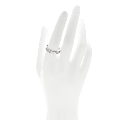 Cartier 18K White Gold 4mm LOVE Wedding Band Ring 59 8.75 2 of 5