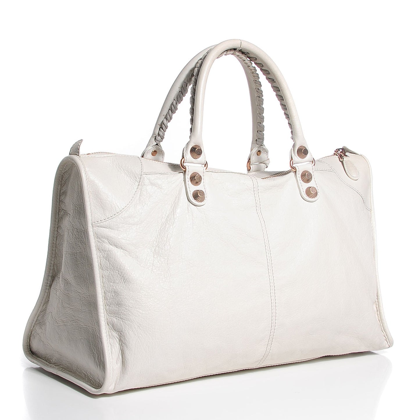 Agneau Giant 12 Rose Gold Hardware Work White Light