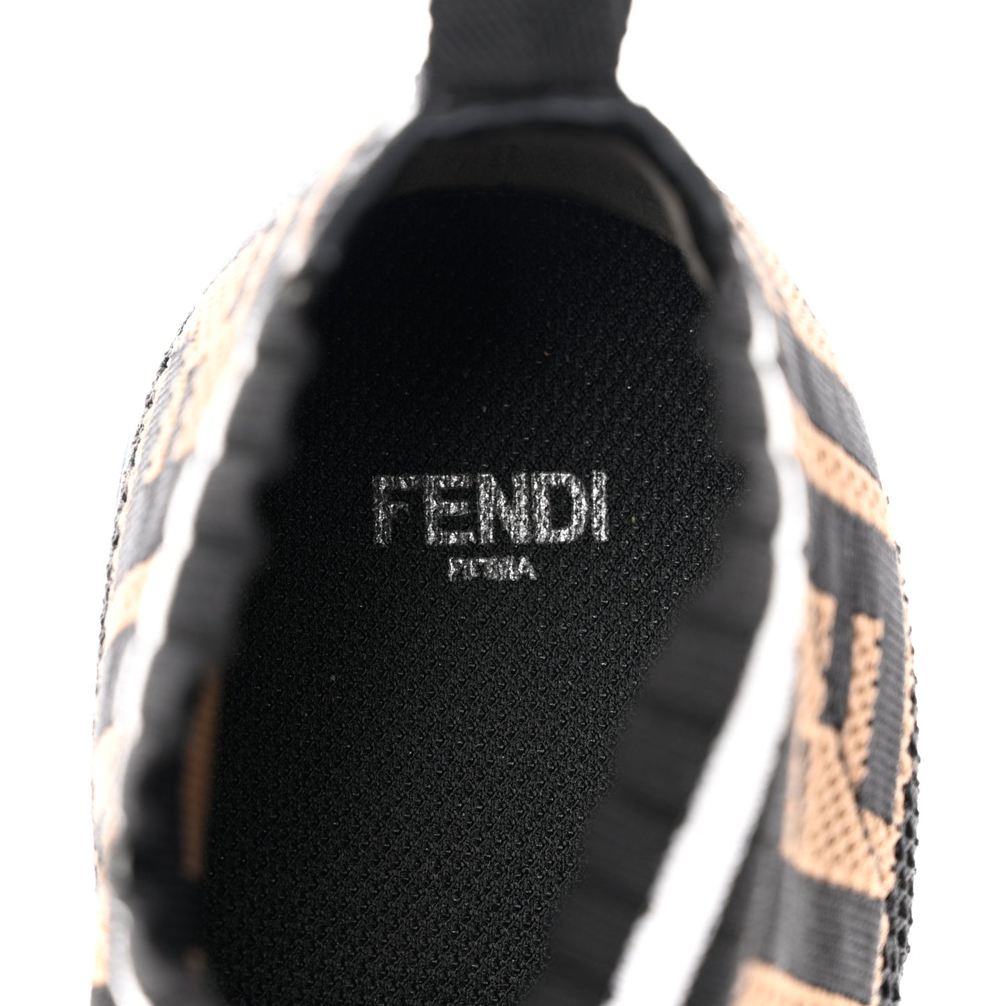 Stretch Yarn FF Stiff Band Rockoko Sneakers 37 Black White Tobacco