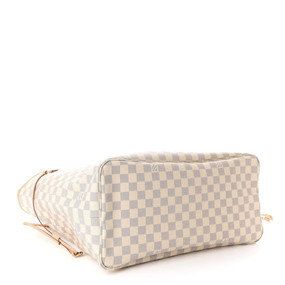 Louis Vuitton Damier Azur Neo Neverfull GM Rose Ballerine 4 of 12