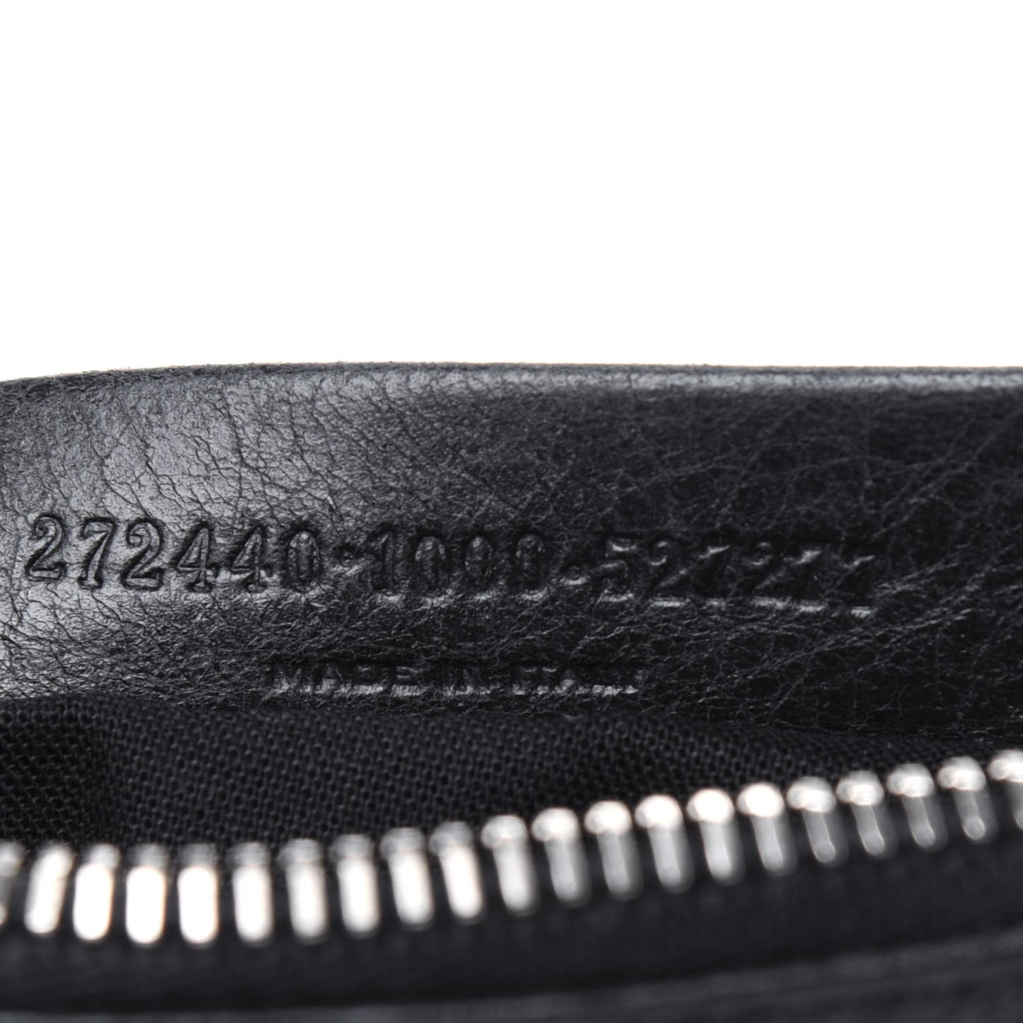 Agneau Giant 12 Silver Hardware M Porte-Monnaie Coin Purse Black