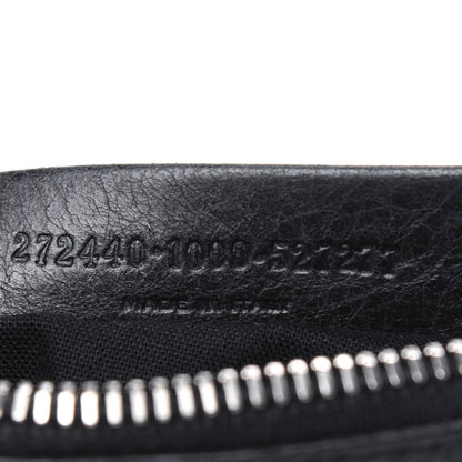 Balenciaga Agneau Giant 12 Silver Hardware M Porte-Monnaie Coin Purse Black 7 of 12