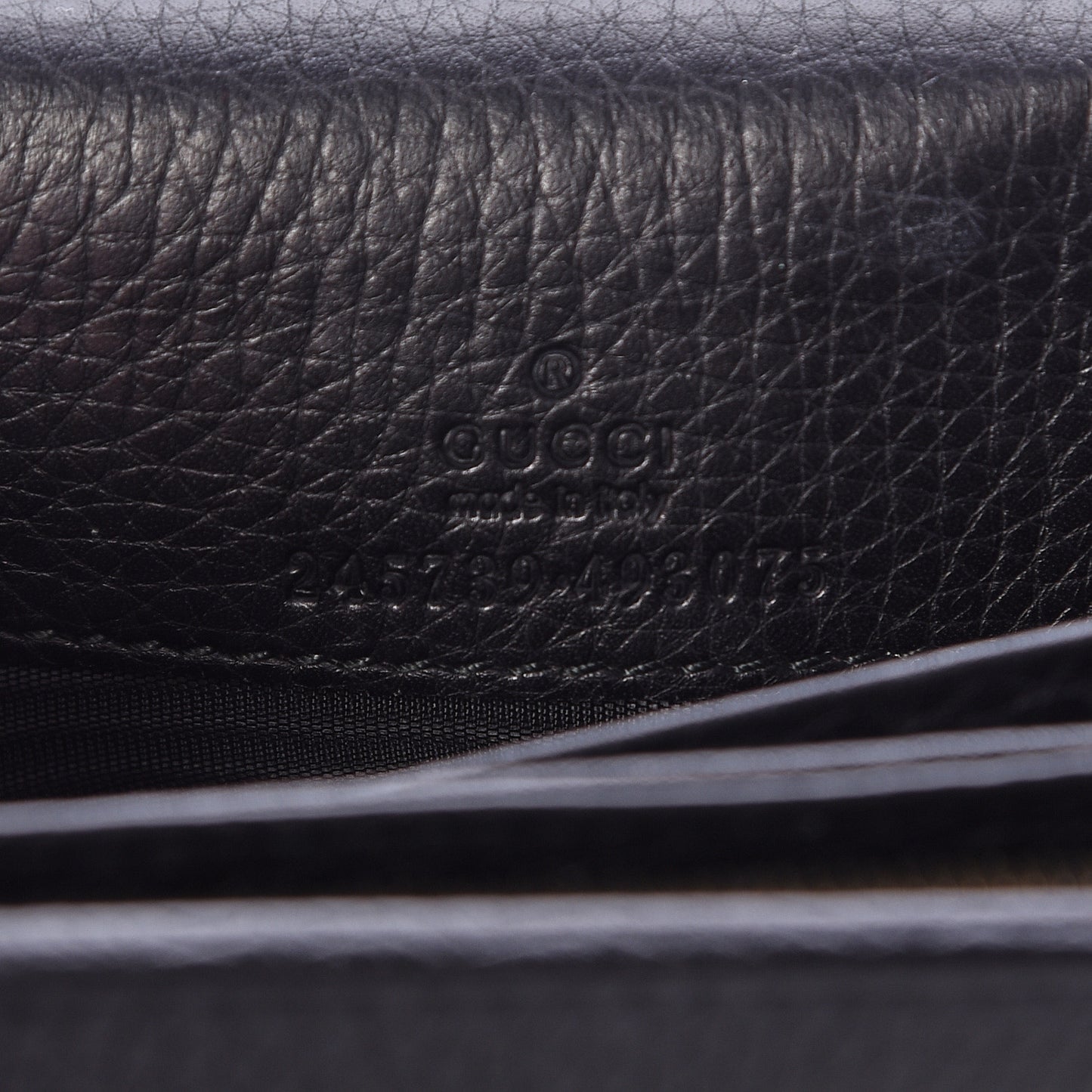 Calfskin 1973 Continental Clutch Wallet Black
