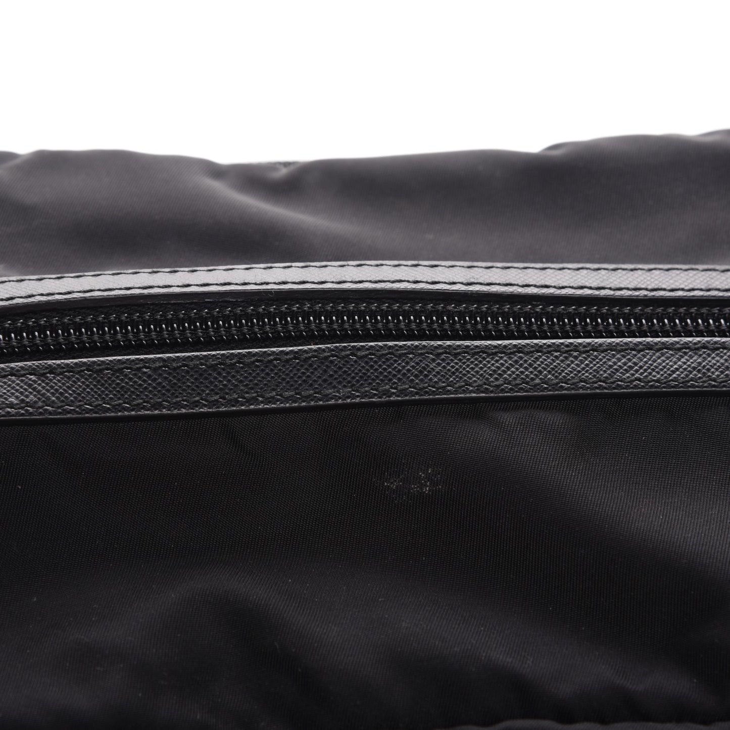 Nylon Saffiano Toiletry Case Nero Black