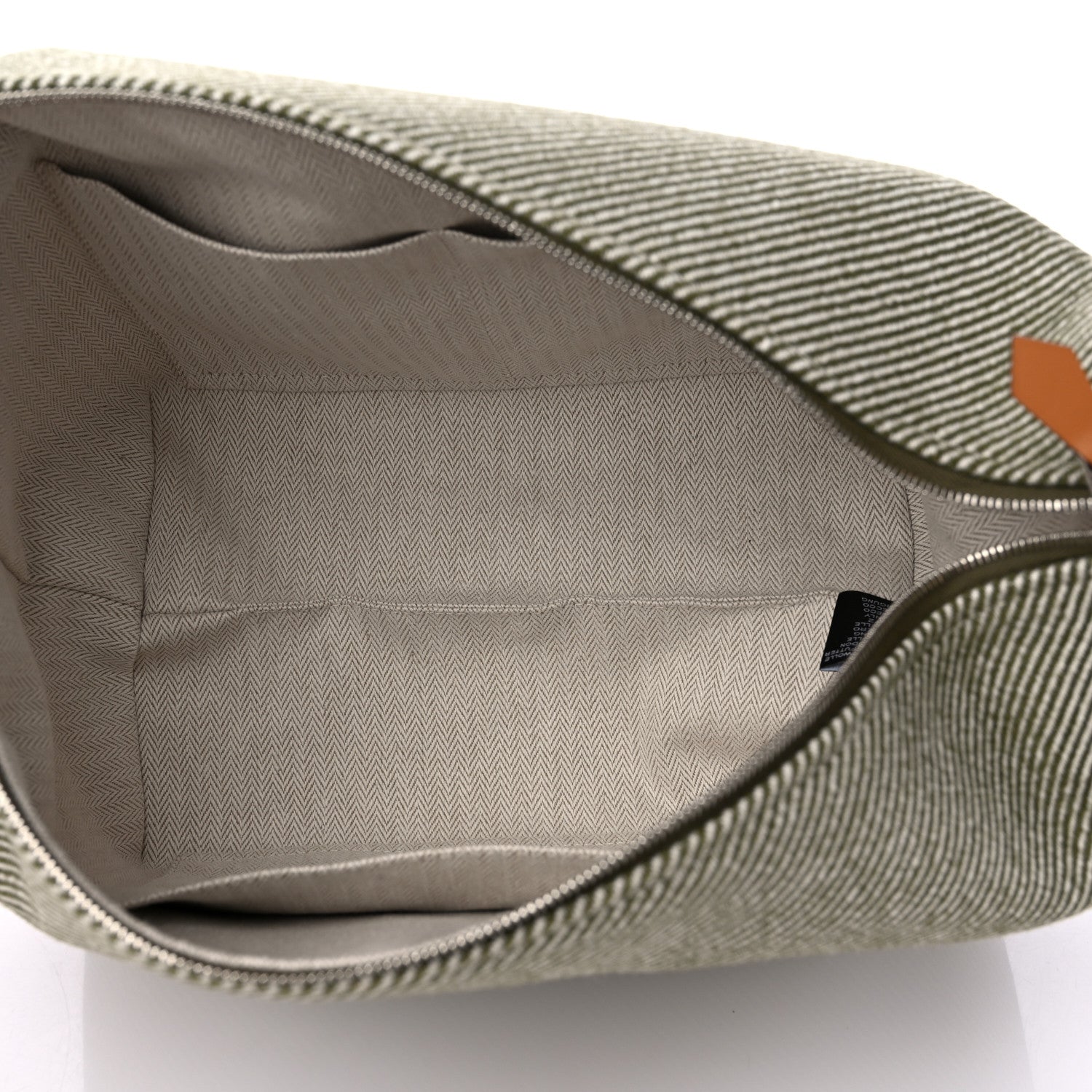 Hermes Wool Large Bride-A-Brac H Natte Pouch Vert Foret 5 of 8