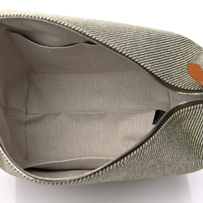 Hermes Wool Large Bride-A-Brac H Natte Pouch Vert Foret 5 of 8