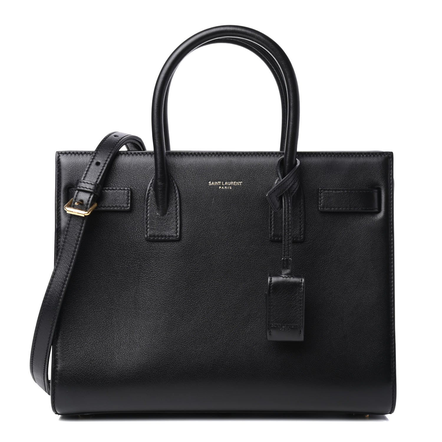 Saint Laurent Calfskin Baby Sac De Jour Black 1 of 4