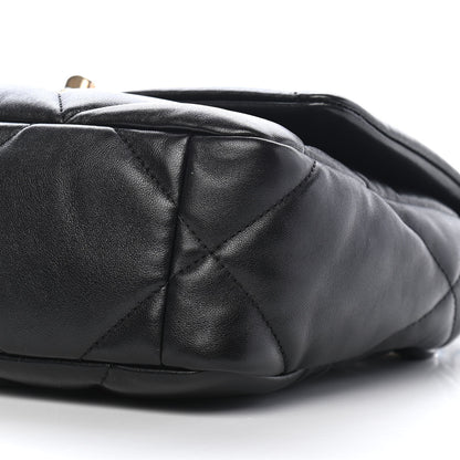 Chanel Lambskin Quilted Medium Chanel 19 Flap Black 9 of 9
