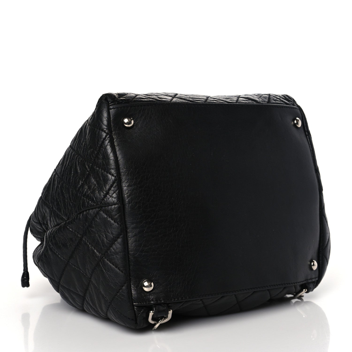 Chanel Glazed Calfskin Quilted Beijing Backpack Black 4 of 9