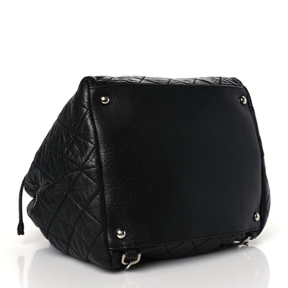 Chanel Glazed Calfskin Quilted Beijing Backpack Black 4 of 9