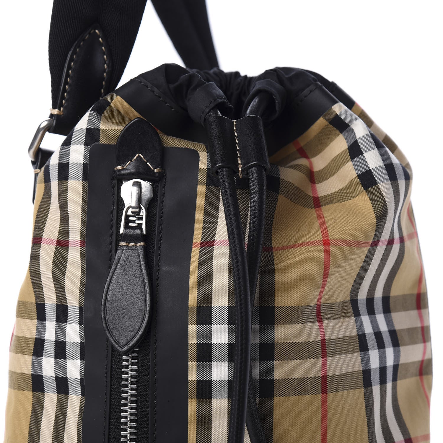 Burberry Vintage Check Small Sailing Duffle Sling Bag Beige 7 of 7