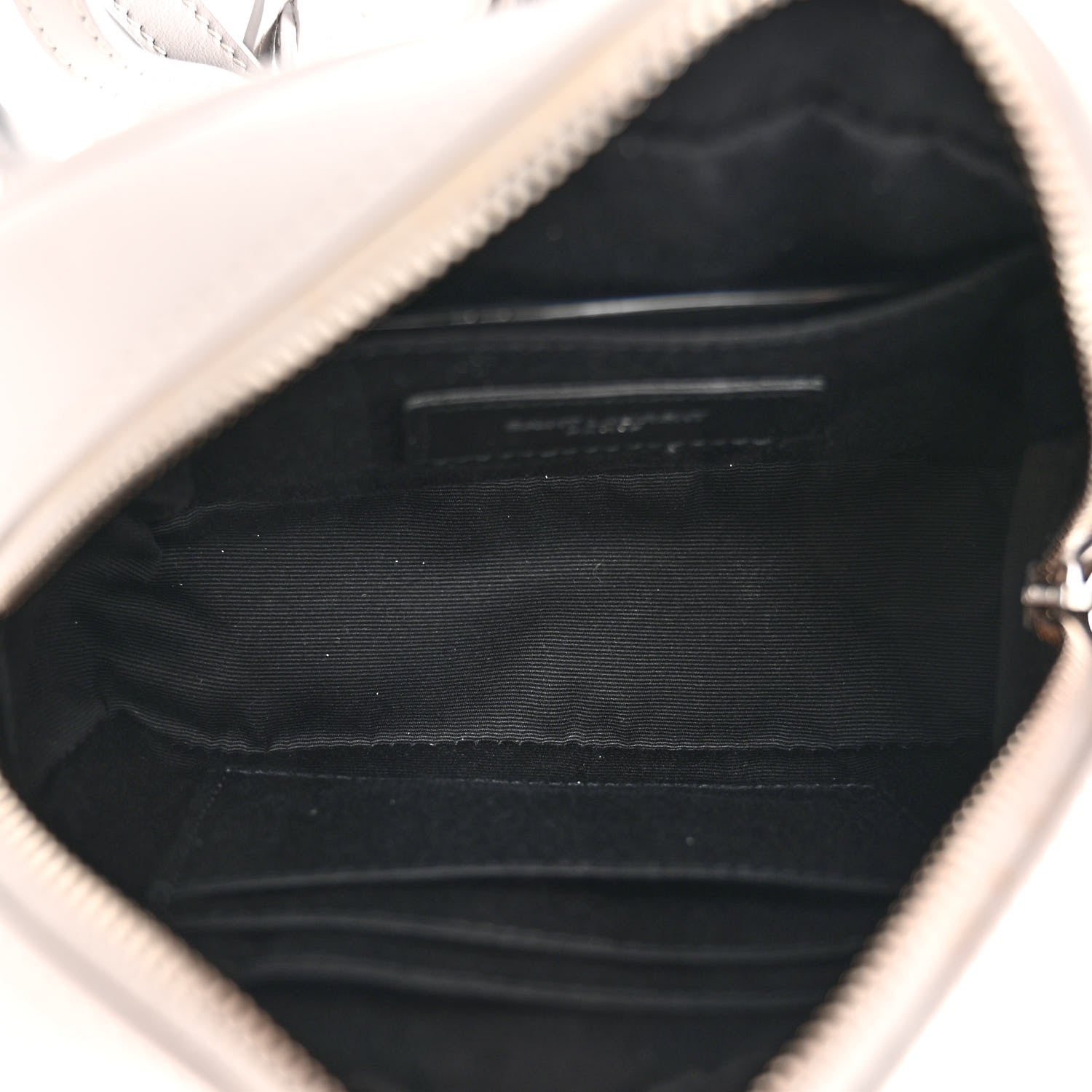 Saint Laurent Calfskin Matelasse Monogram Lou Belt Bag Grey 5 of 10