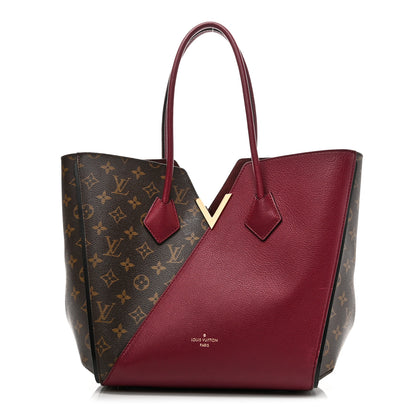 Louis Vuitton Calfskin Monogram Kimono Tote Grape 1 of 9