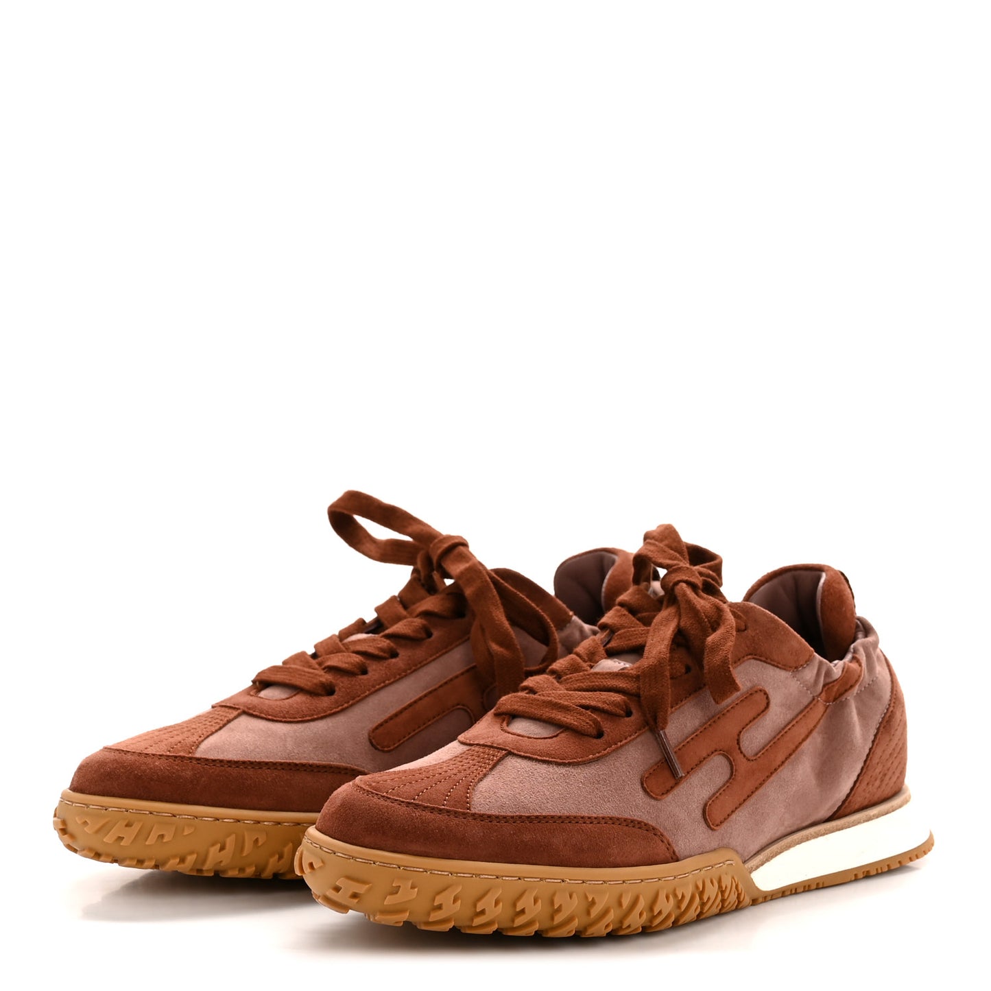 Suede Goatskin Jet Sneakers 37 Rose Antique Rouge Sepia