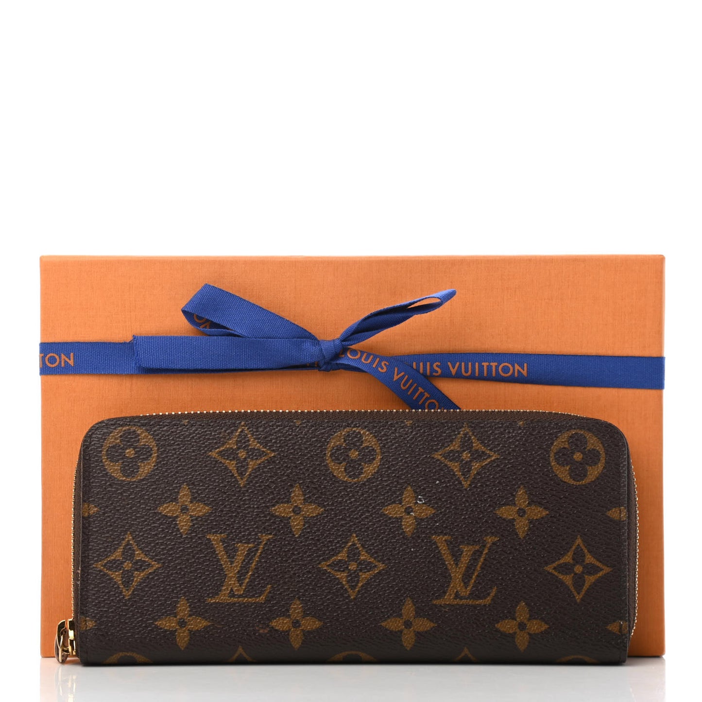 Monogram Clemence Wallet Rose Ballerine