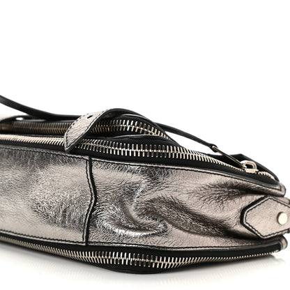 Proenza Schouler Metallic Lambskin Tiny PS1 Satchel Silver 11 of 11