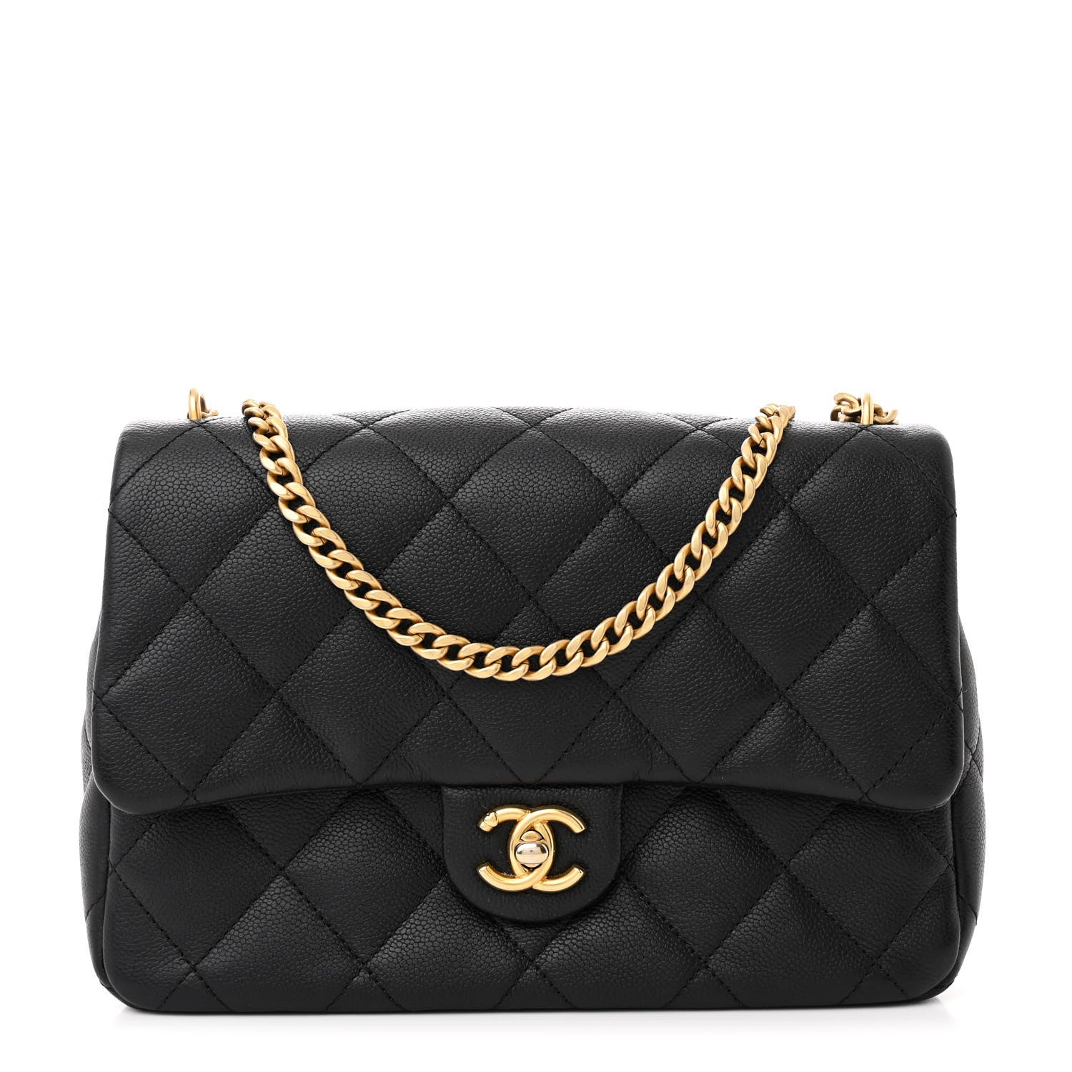 Chanel Caviar Quilted Sweetheart Flap Black 1 of 10
