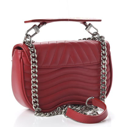 Louis Vuitton Calfskin Love Lock New Wave Chain PM Red 3 of 9