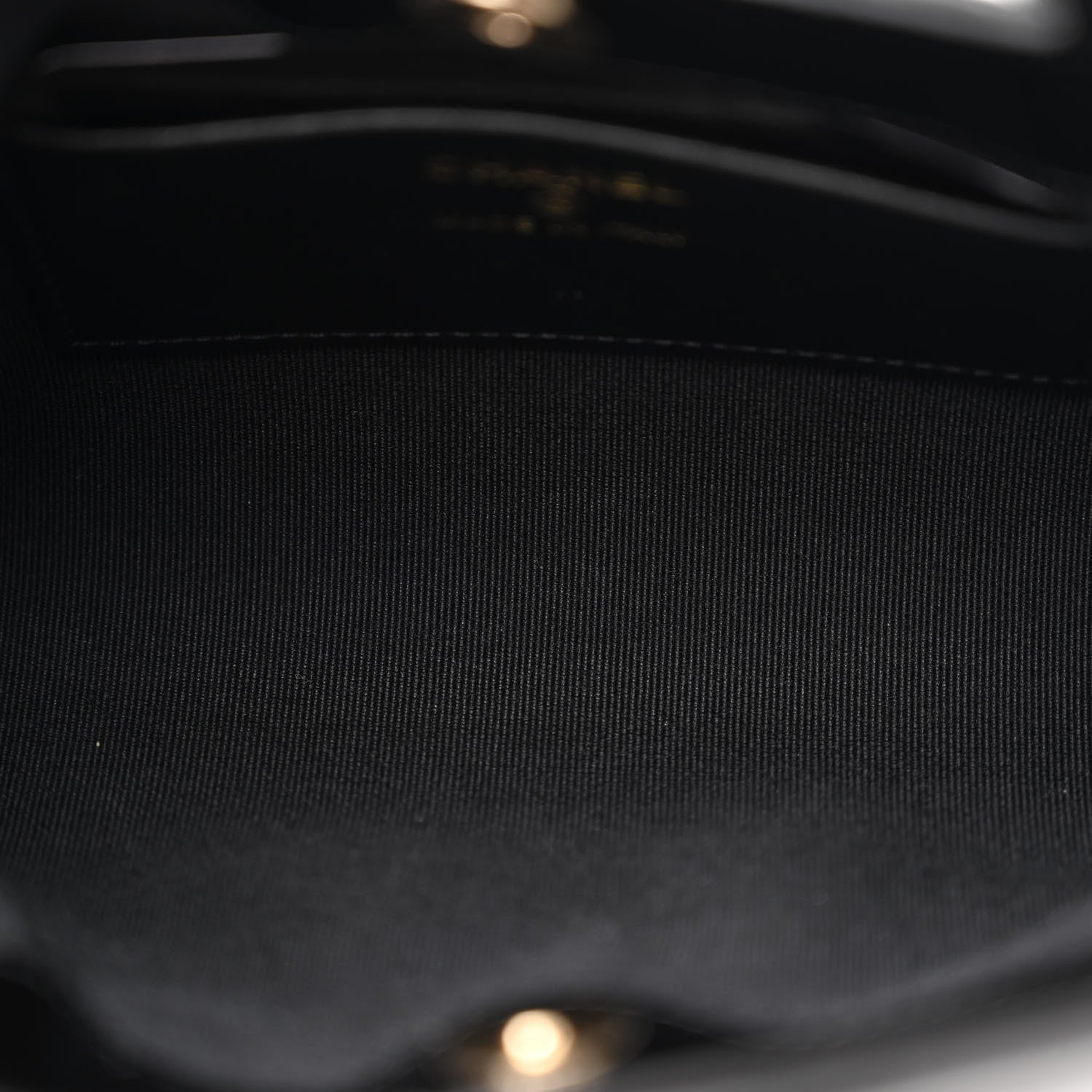 Chanel Shiny Crumpled Calfskin Quilted Nano 31 Shopping Bag Black 5 of 11