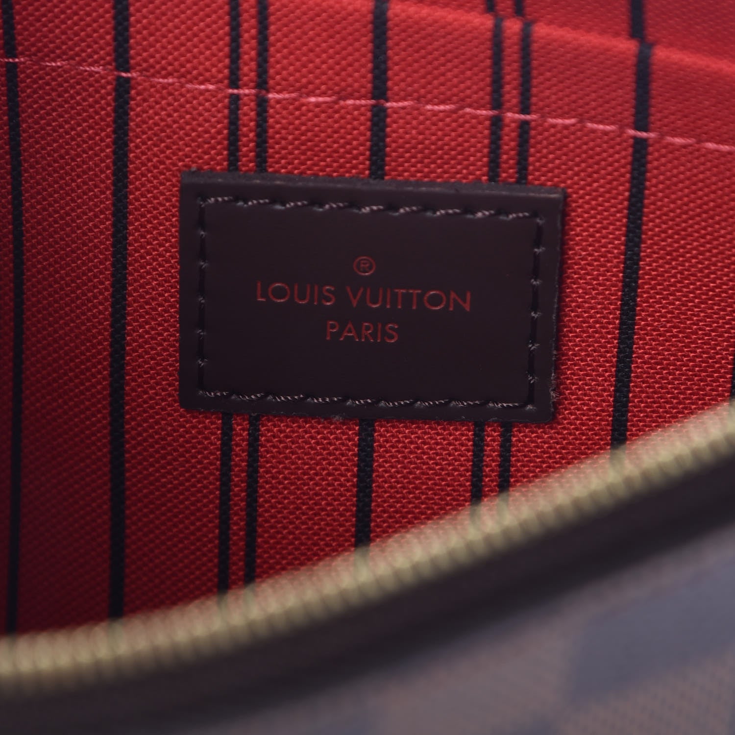 Louis Vuitton Damier Ebene Neverfull MM GM Pochette 6 of 8