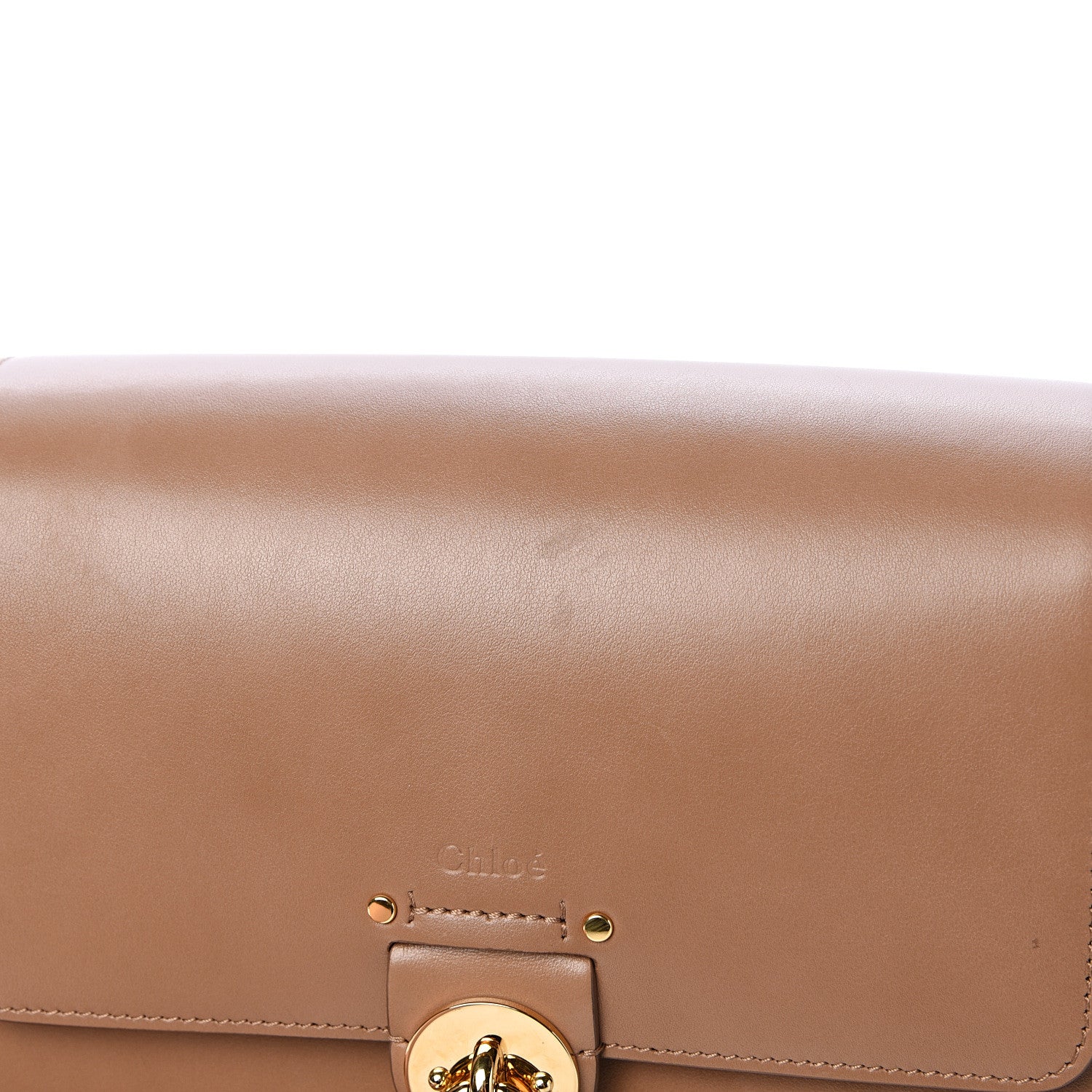 Chloe Calfskin Large Tess Bag Nut 15 of 17