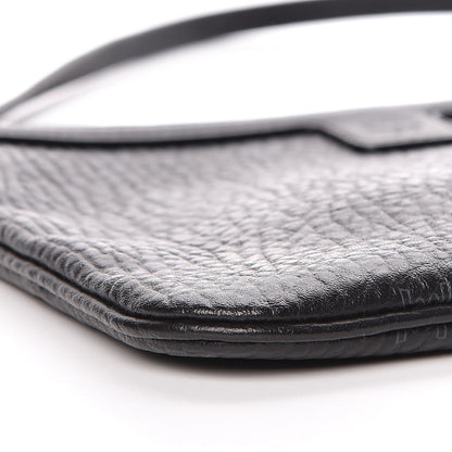 MCM Visetos Liz Shopper Tote Pouch Black 9 of 11