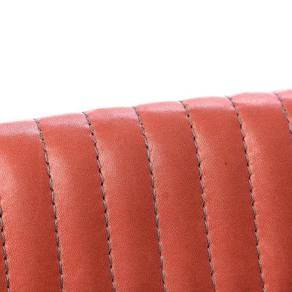 Chanel Lambskin Vertical Quilted East West Flap Red 15 of 24