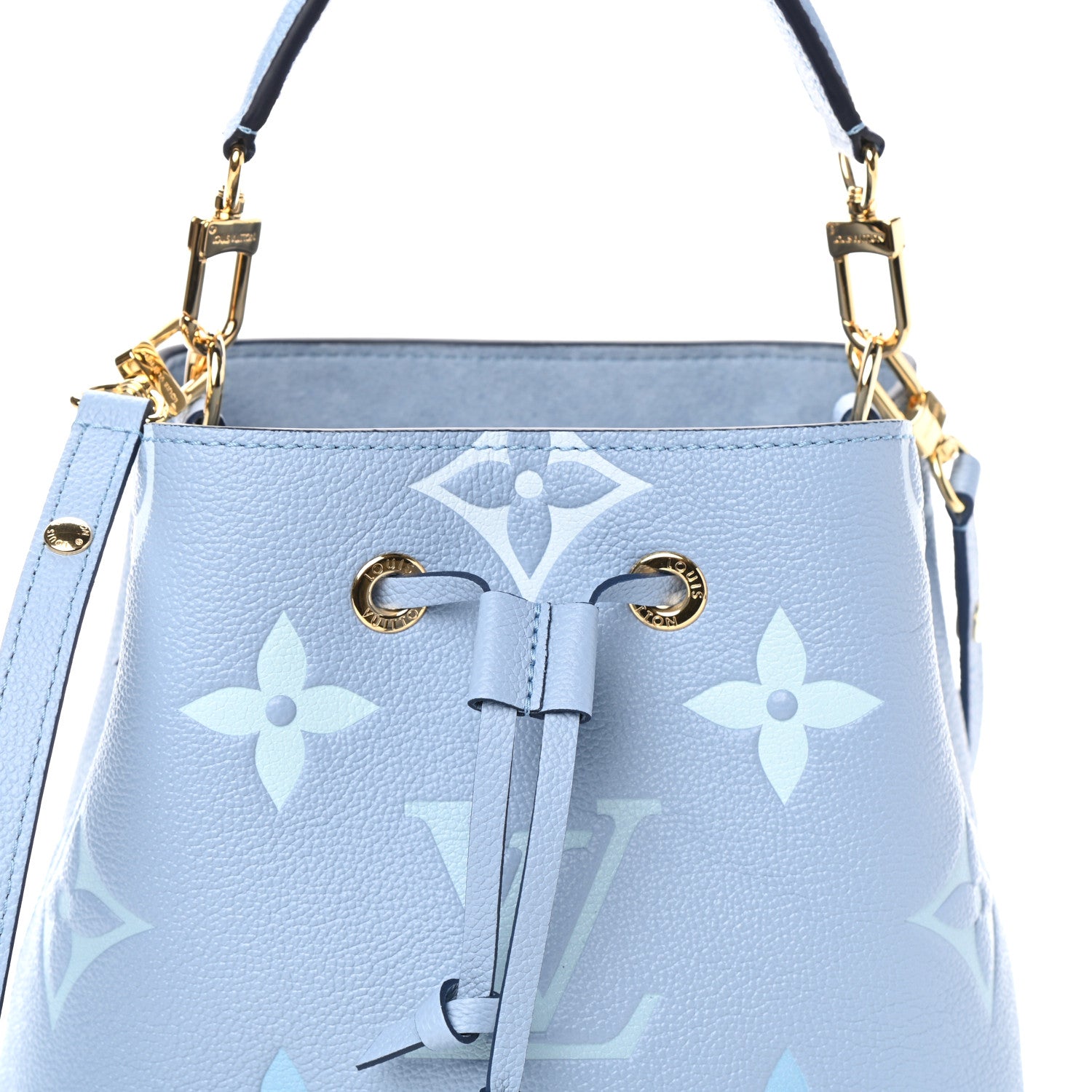 Louis Vuitton Empreinte Monogram Giant By The Pool Neonoe BB Summer Blue 7 of 9