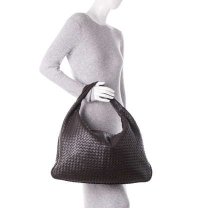 Bottega Veneta Nappa Intrecciato Maxi Veneta Hobo Ebano 2 of 7