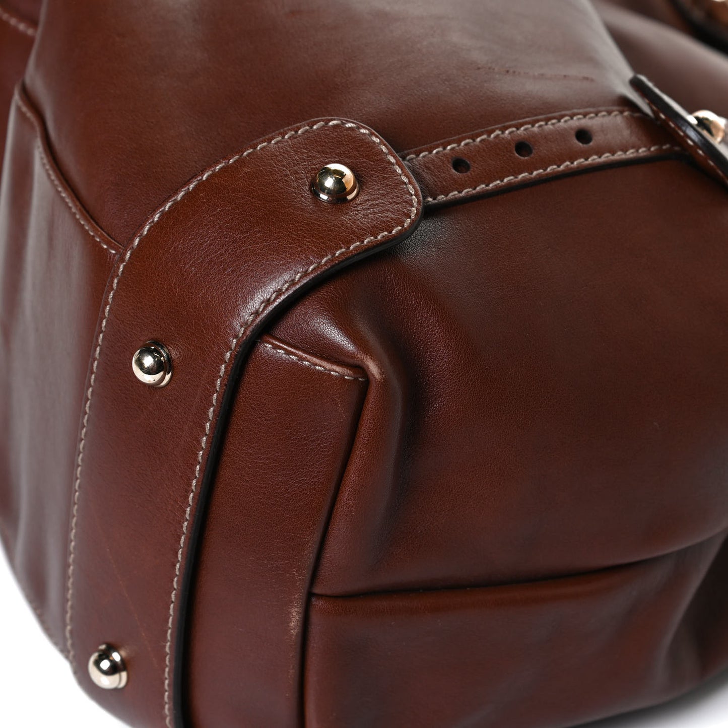 Calfskin Medium Pelham Shoulder Bag Brown
