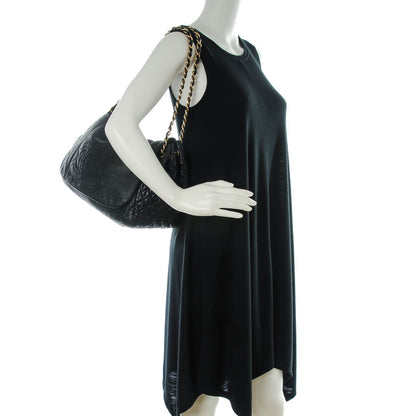 Chanel Vinyl Rock and Chain XL Flap Black 2 of 8