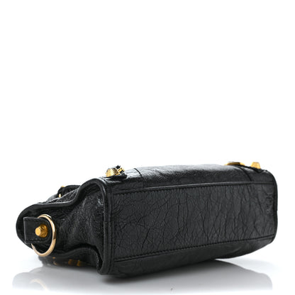 Balenciaga Agneau Giant 12 Gold Hardware Mini City Black 4 of 10