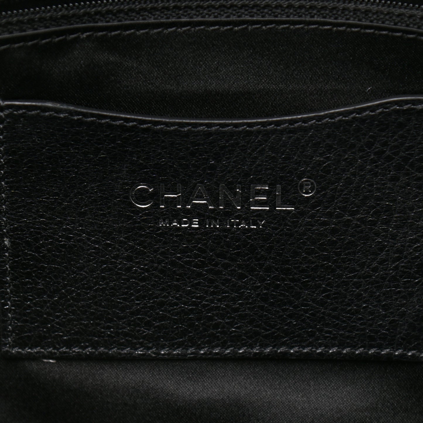 Glazed Calfskin Large On The Road Large Frame Tote Black