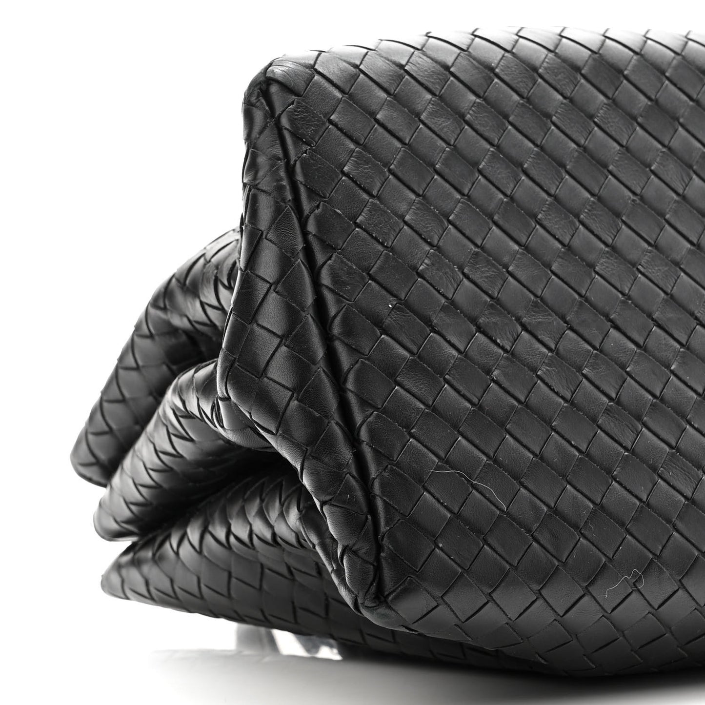 Nappa Intrecciato Medium Roma Tote Black