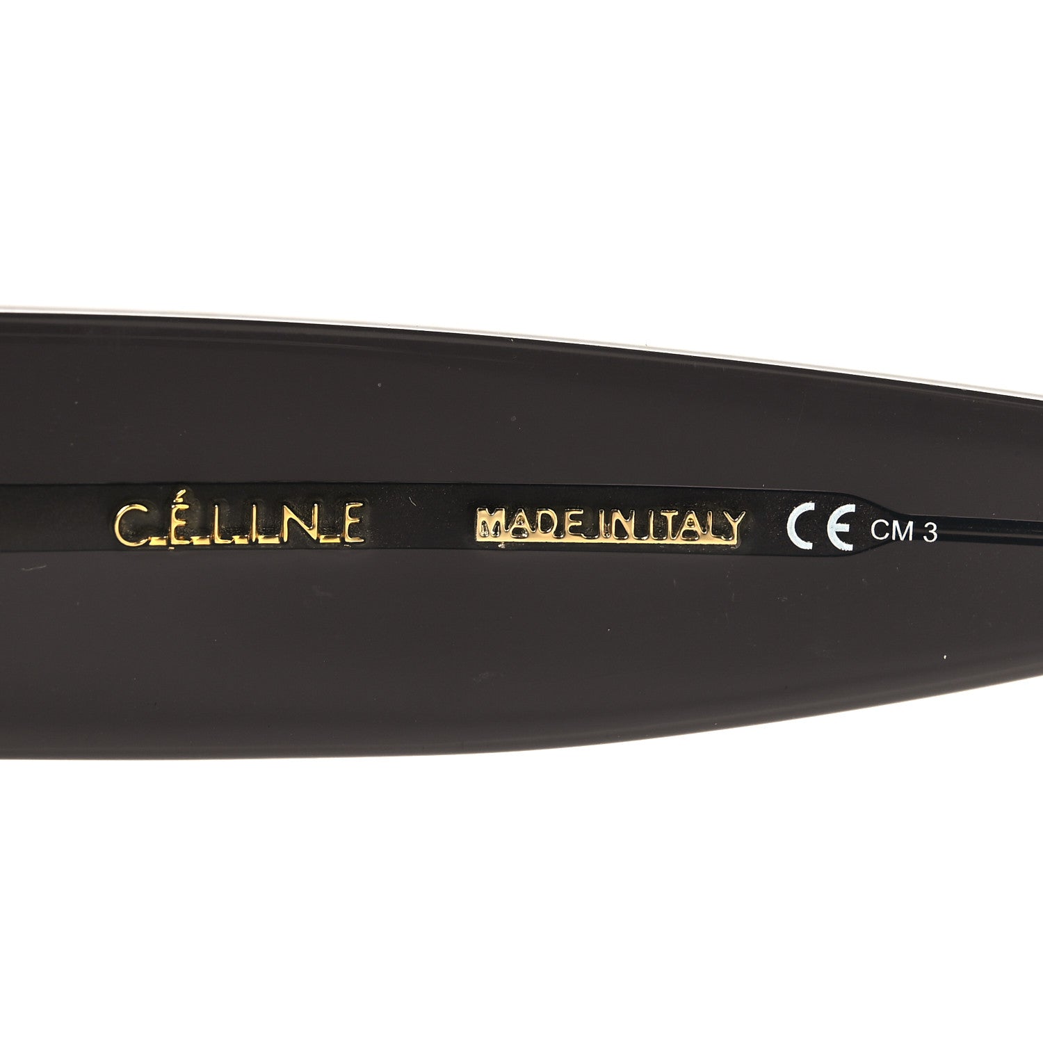 Celine Acetate Petra Sunglasses CL41447/S Transparent Black 5 of 6