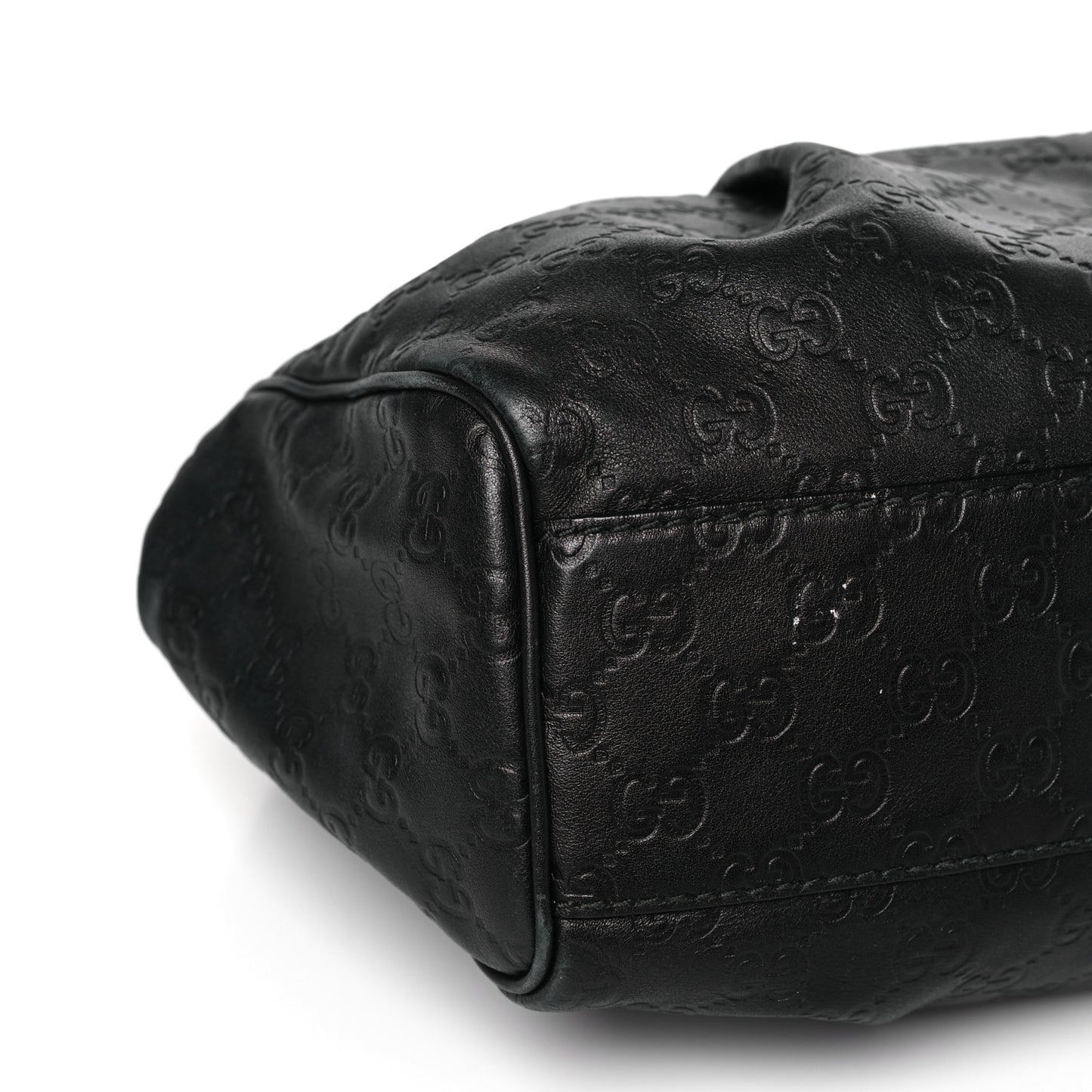 Guccissima Medium Sukey Tote Black