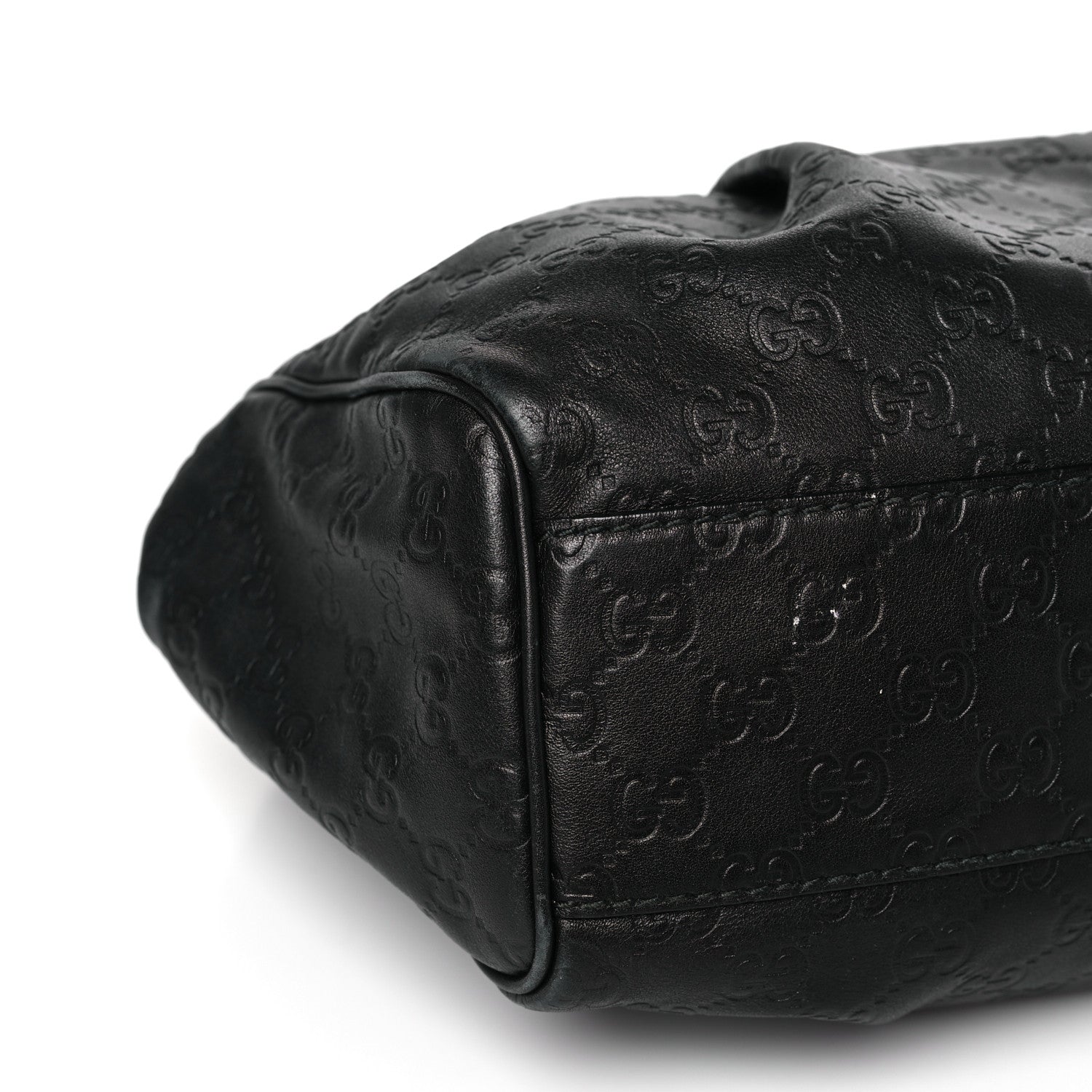 Gucci Guccissima Medium Sukey Tote Black 8 of 9