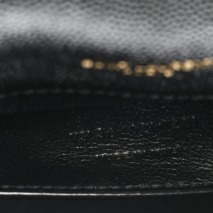 Saint Laurent Grain De Poudre Medium Classic Monogram Kate Satchel Black 7 of 10