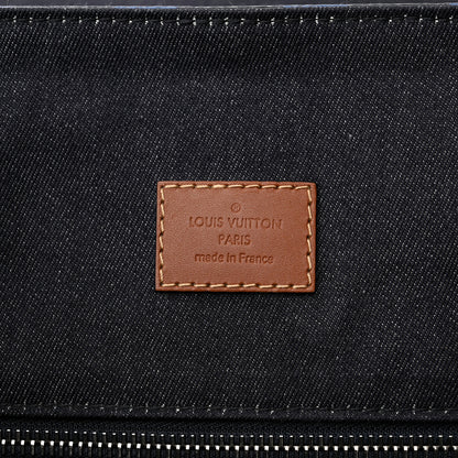 Louis Vuitton Monogram LV Record Christopher MM Backpack Blue 6 of 10